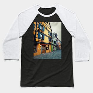 Riquewihr streets Baseball T-Shirt